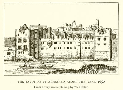 De Savoy zoals het eruitzag rond het jaar 1650 door English School