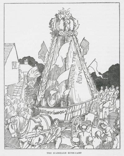 De Scarsdale Rush-kar (litho) door English School