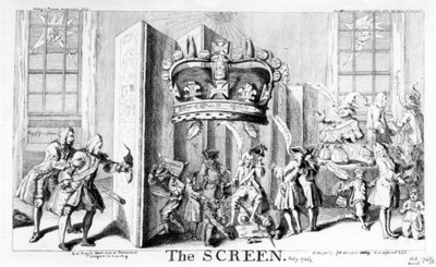 Het Scherm, 1742 door English School