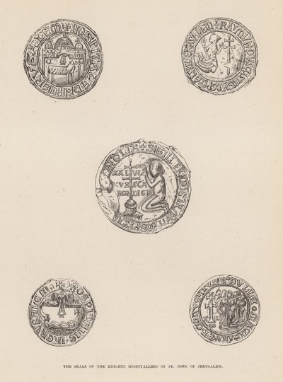 De Zegels van de Hospitaalridders van St. Jan van Jeruzalem door English School