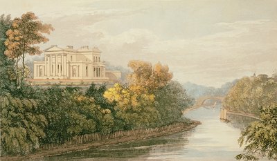 Het huis van G.B. Greenough Esq., Regents Park, uit Ackermanns Repository of Arts, gepubliceerd c.1826 door English School