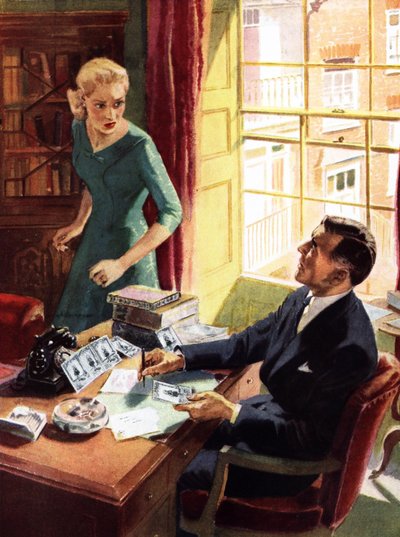 De secretaris door English School