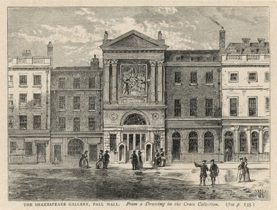 De Shakespeare Galerij op Pall Mall door English School