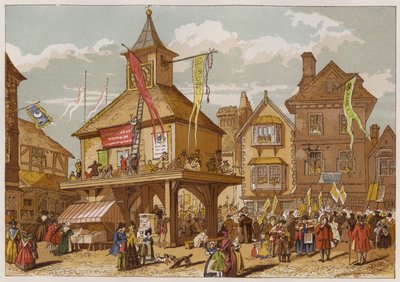 Het Shakspere Jubileum in Stratford-upon-Avon door English School