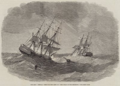 Het Schip "Bengal" redt de Bemanning van "The Child of the Regiment" door English School