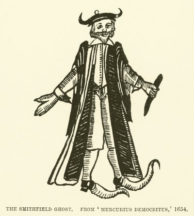 De Smithfield-geest, uit Mercurius Democritus door English School