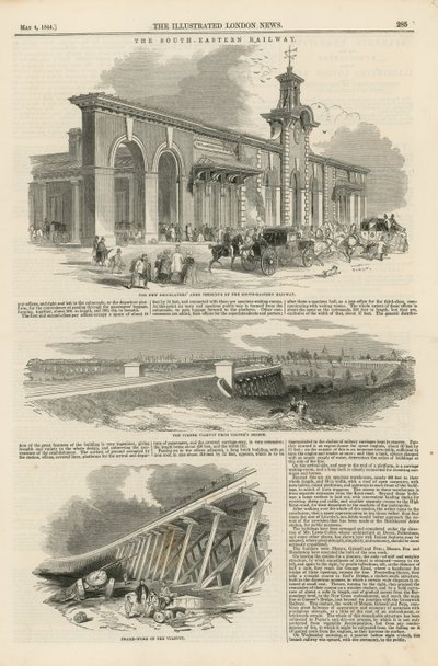 De South Eastern Railway door English School