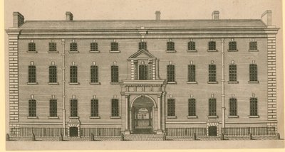 The South Sea House in Threadneedle Street, Londen door English School
