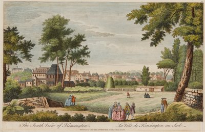Het zuidelijke uitzicht op Kensington door English School