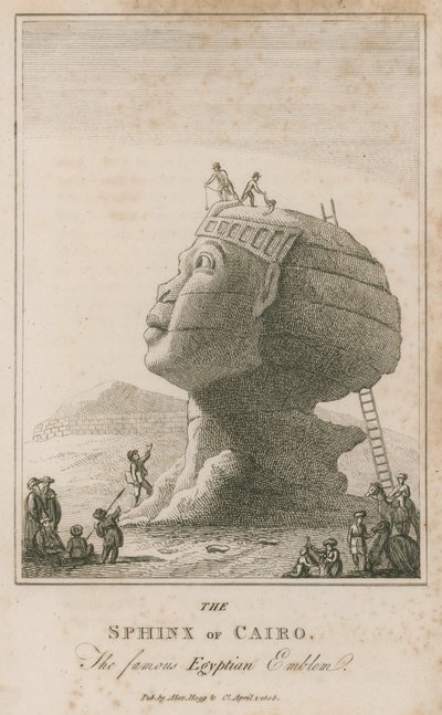 De Sfinx van Caïro, het beroemde Egyptische symbool door English School
