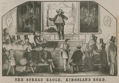 The Spread Eagle, Kingsland Road, Londen door English School