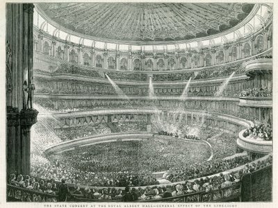 Het staatsconcert in de Royal Albert Hall door English School