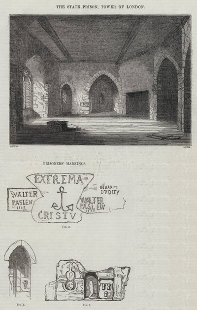 De staatsgevangenis, Tower of London door English School