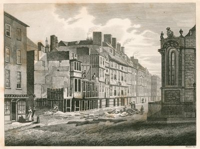 The Strand, Londen, vóór de verbetering in het jaar 1810 door English School