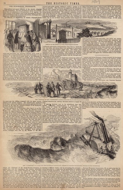 De Submarine Telegraph door English School