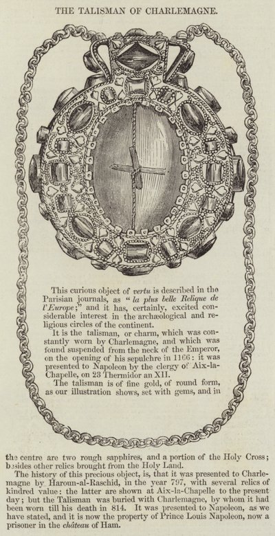 De talisman van Karel de Grote door English School
