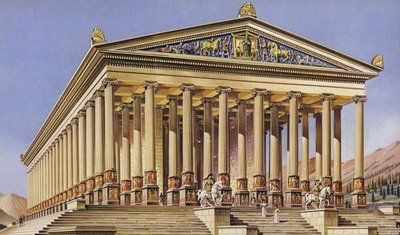 De Tempel van Artemis door English School