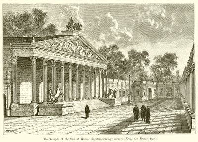 De Tempel van de Zon in Rome door English School
