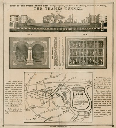 Het Thames Tunnel door English School
