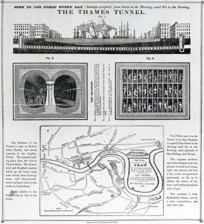 De Thames Tunnel door English School