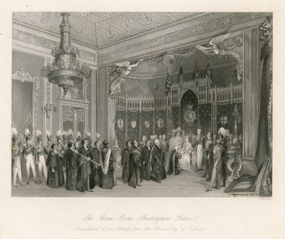 De Troonzaal, Buckingham Palace door English School