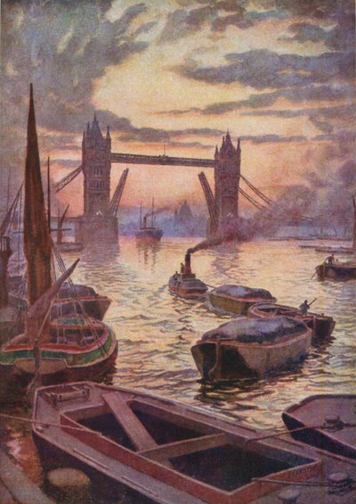 De Tower Bridge door English School