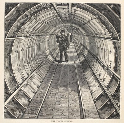 De Tower Subway, 1870 door English School