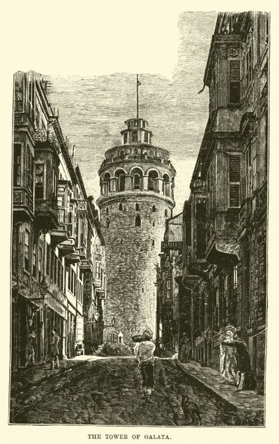 De toren van Galata door English School