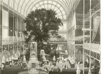 Het Transept van de Grote Tentoonstelling door English School
