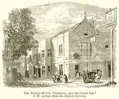 Het Verdragshuis, Uxbridge, nu de Crown Inn door English School