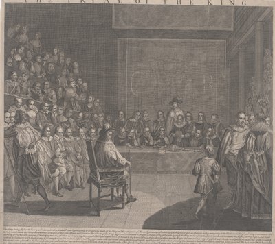 Het proces van koning Karel I door English School