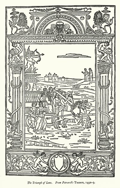 De triomf van de liefde, uit Petrarca