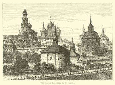 Het Troitsa-klooster van Sint-Sergej door English School