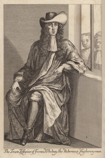 Het ware beeltenis van Fames Whitney, de beruchte struikrover door English School