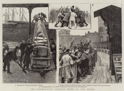 De Werklozen op Zoek naar Werk bij de Docks door English School