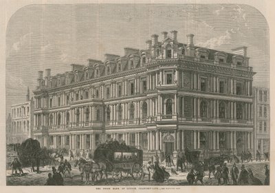 De Union Bank of London aan Chancery Lane door English School