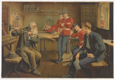 De Veteraan, ca. 1895 door English School