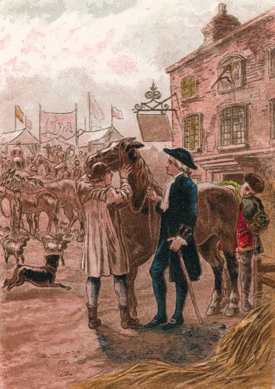 De Pastoor verkoopt zijn Paard door English School
