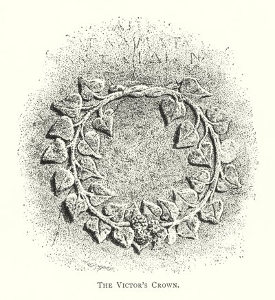 De Kroon van de Overwinnaar (gravure) door English School