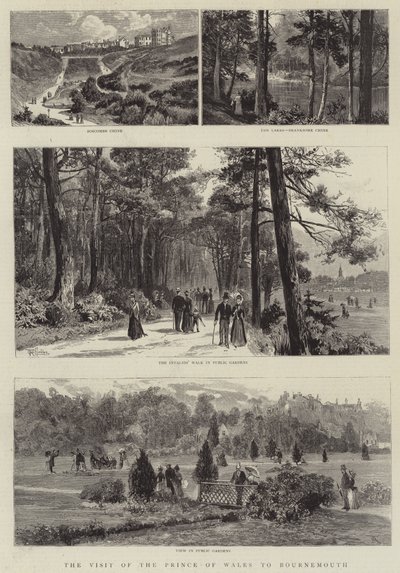Het bezoek van de Prins van Wales aan Bournemouth door English School