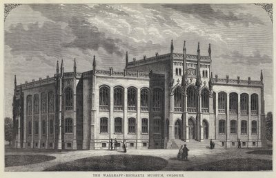 Het Wallraff-Richartz Museum, Keulen (gravure) door English School