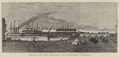 De oorlog in de Soedan, kamp van Zobehr Pasha