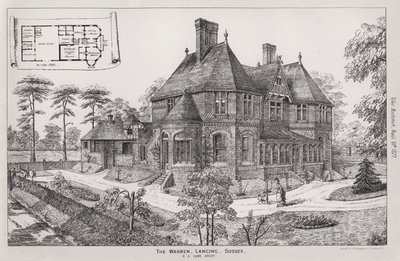 The Warren, Lancing, Sussex door English School