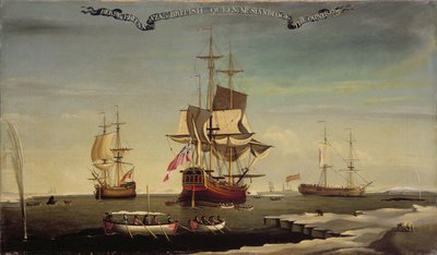 De Walvisvloot van Sir Samuel Standidge, Hull School of Painting door English School