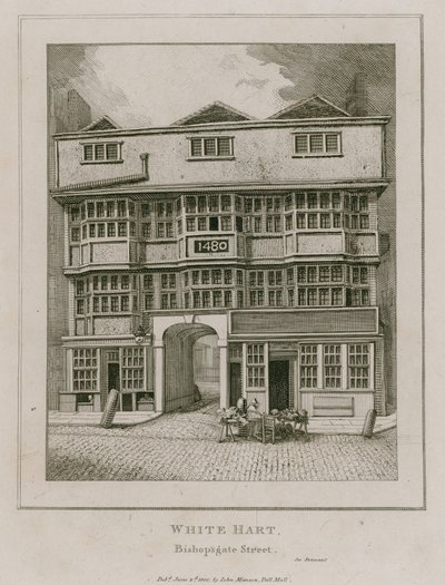 The White Hart, Bishopsgate Street door English School