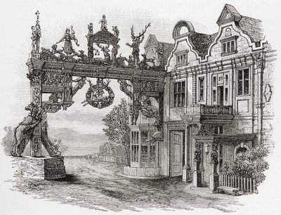 De Witte Hert Herberg, Scole, Norfolk in de 17e eeuw, uit 