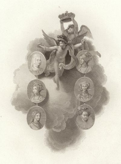 De vrouwen van Koning Hendrik VIII door English School