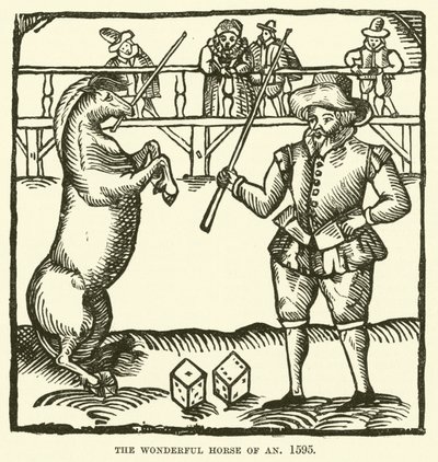 Het Wonderbaarlijke Paard van An, 1595 door English School