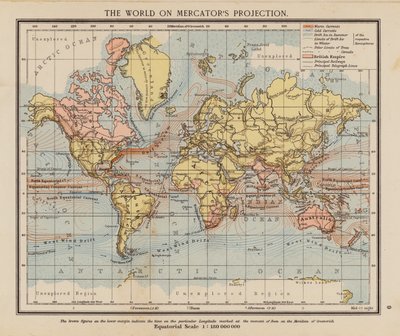 De wereld op Mercator