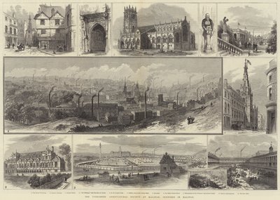 De Yorkshire Agricultural Society in Halifax, schetsen in Halifax door English School